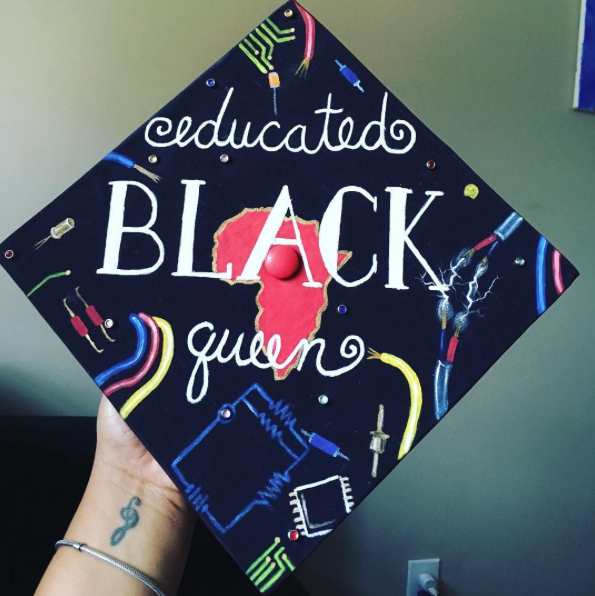 Cheers to Black Grads! 32 Of The Best Graduation Caps We've Seen This Year
